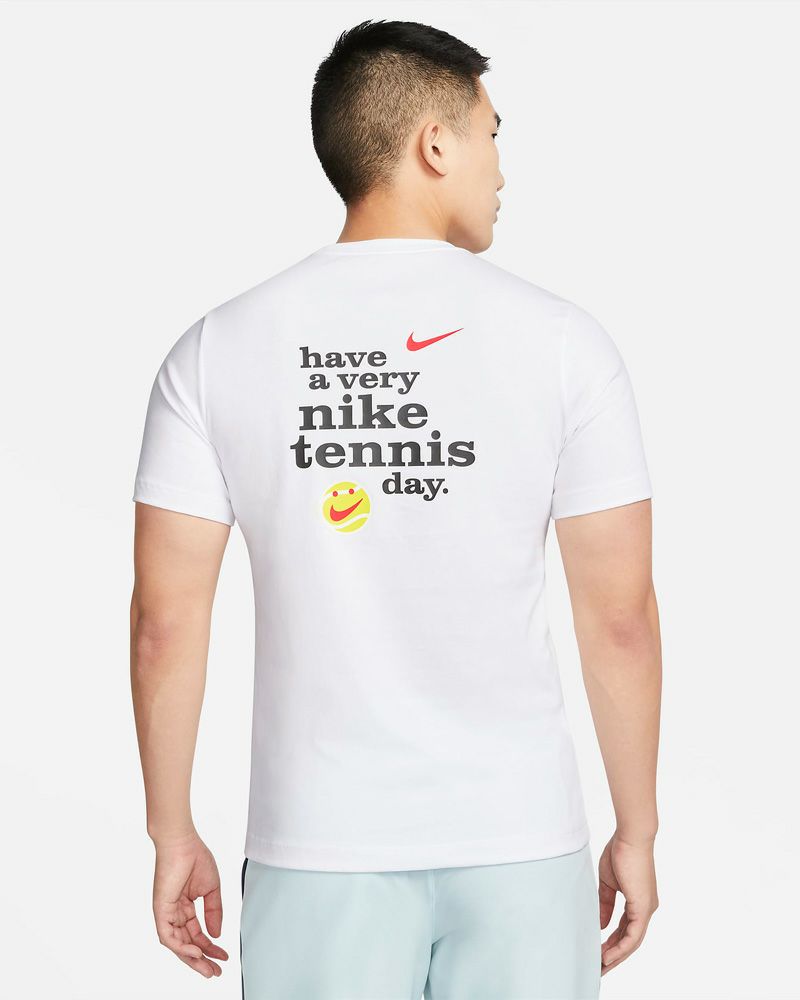  ナイキ コート メンズ テニス Tシャツ DR7726-100 ホワイト [クロネコゆうパケット可]